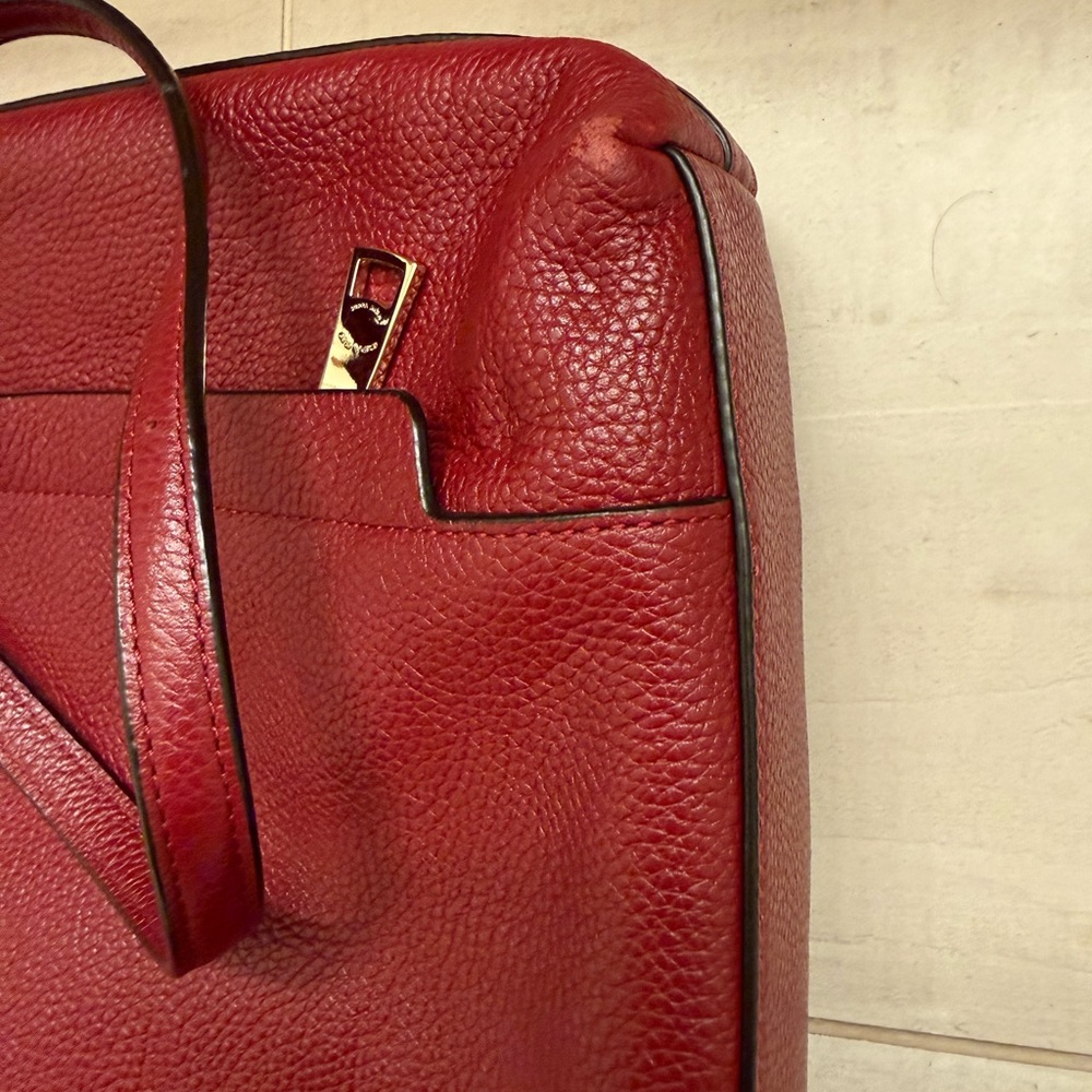 Coach Burgundy Crossbody Bag - Picture 9 of 10